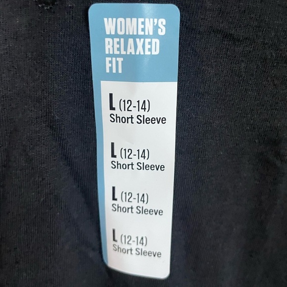 Carhartt woman’s size 12-14 large Black Short Sleeve T-shirt new - Picture 3 of 5